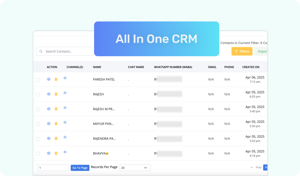 Home 9 All In One CRM Yeti