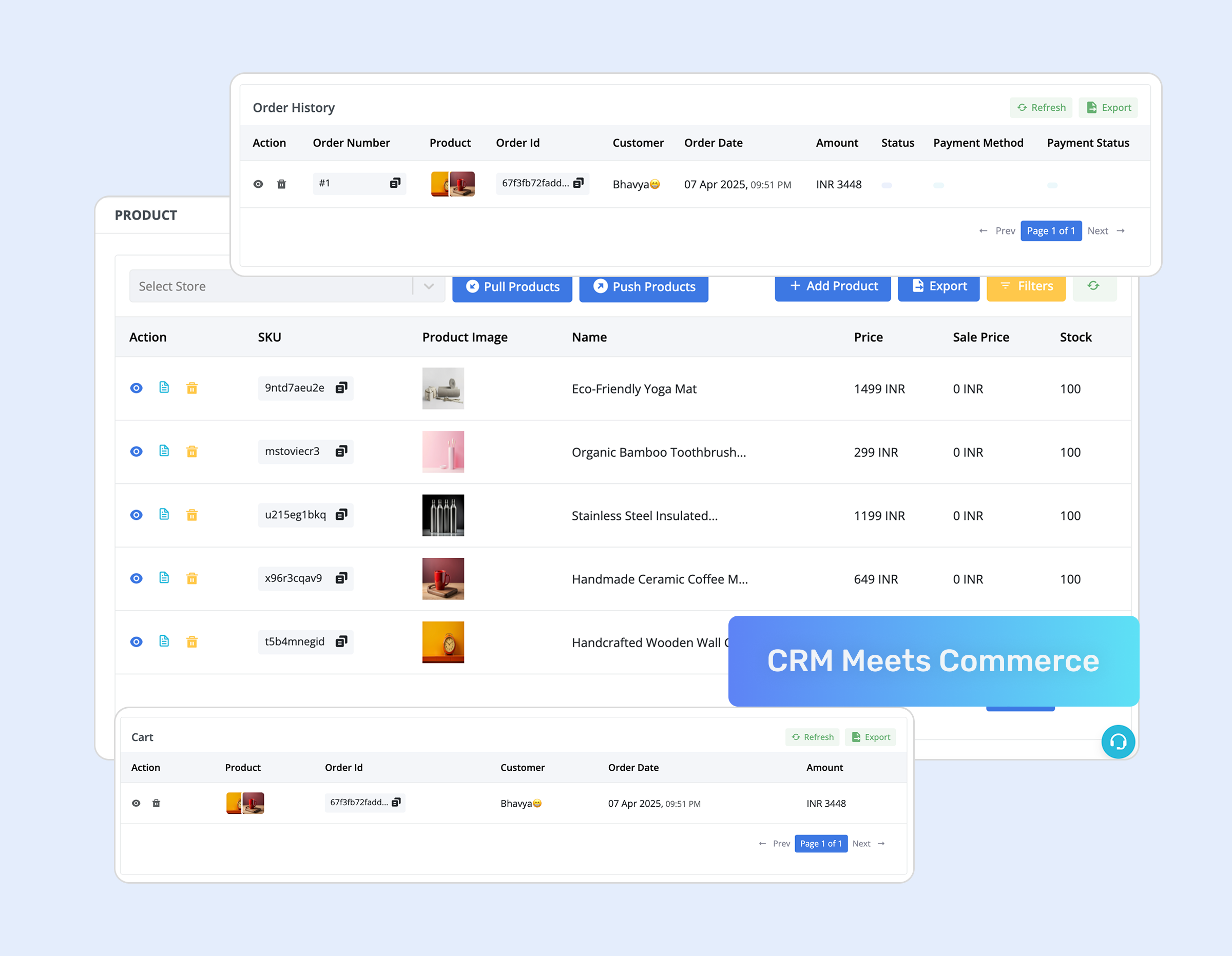 Ecommerce – Sell on WhatsApp, Instagram and Facebook 9 CRM Meets Commerce